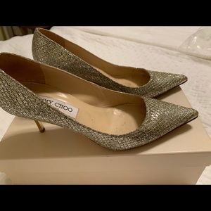 Ladies glitter pumps
